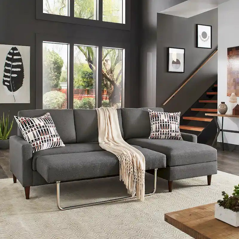 Canapé convertible Parker avec méridienne de rangement à droite par iNSPIRE Q Modern