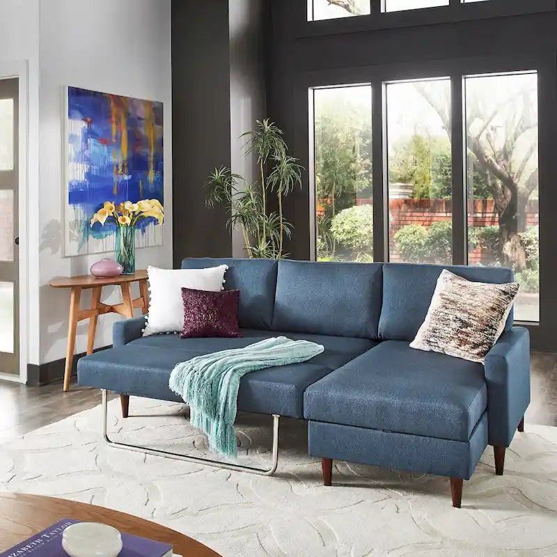 Canapé convertible Parker avec méridienne de rangement à droite par iNSPIRE Q Modern