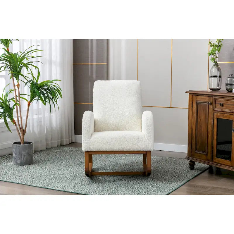 Fauteuil à bascule confortable pour salon