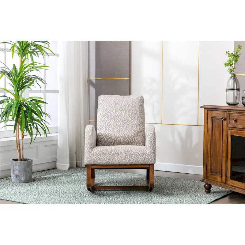 Fauteuil à bascule confortable pour salon