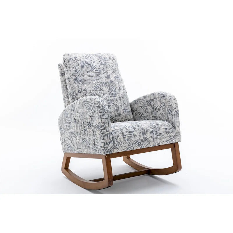 Fauteuil à bascule confortable pour salon