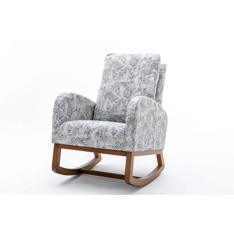 Fauteuil à bascule confortable pour salon