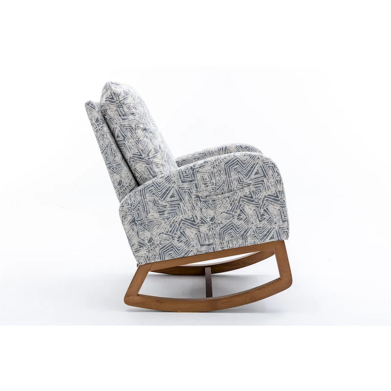 Fauteuil à bascule confortable pour salon
