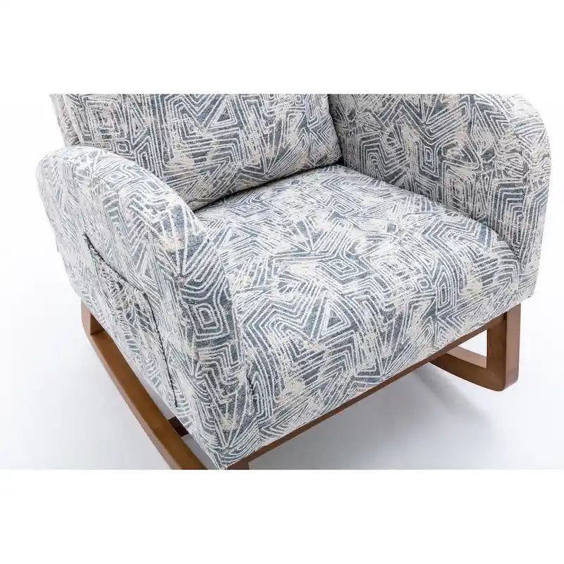Fauteuil à bascule confortable pour salon