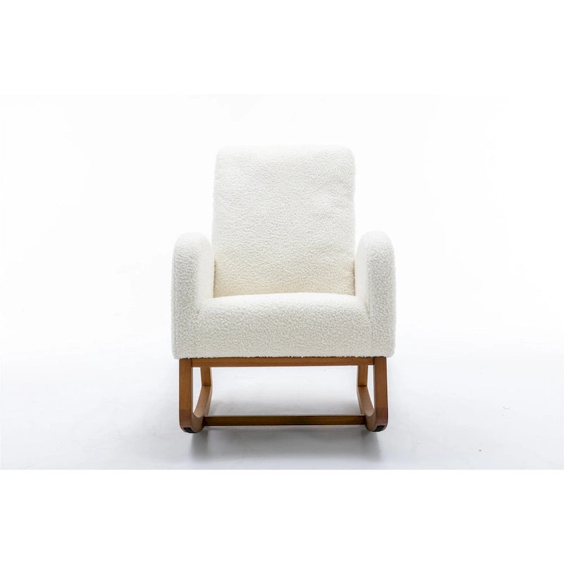 Fauteuil à bascule confortable pour salon