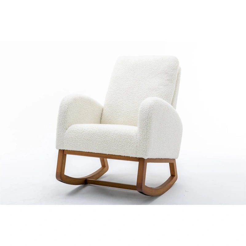 Fauteuil à bascule confortable pour salon