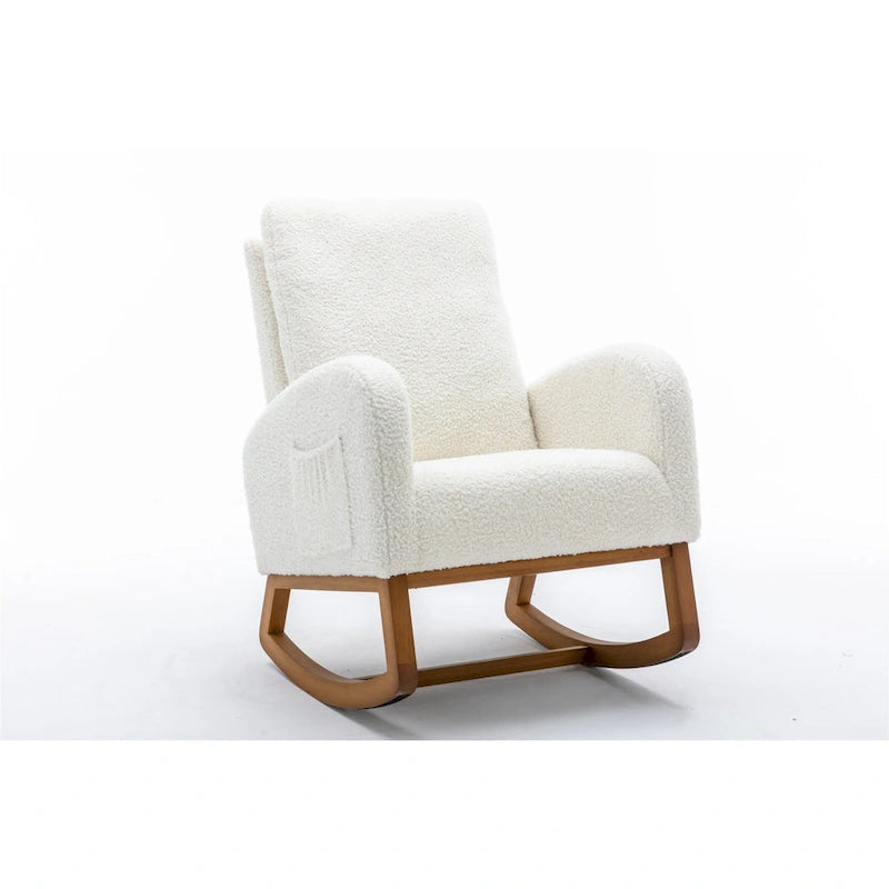 Fauteuil à bascule confortable pour salon