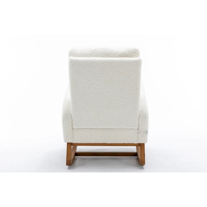 Fauteuil à bascule confortable pour salon