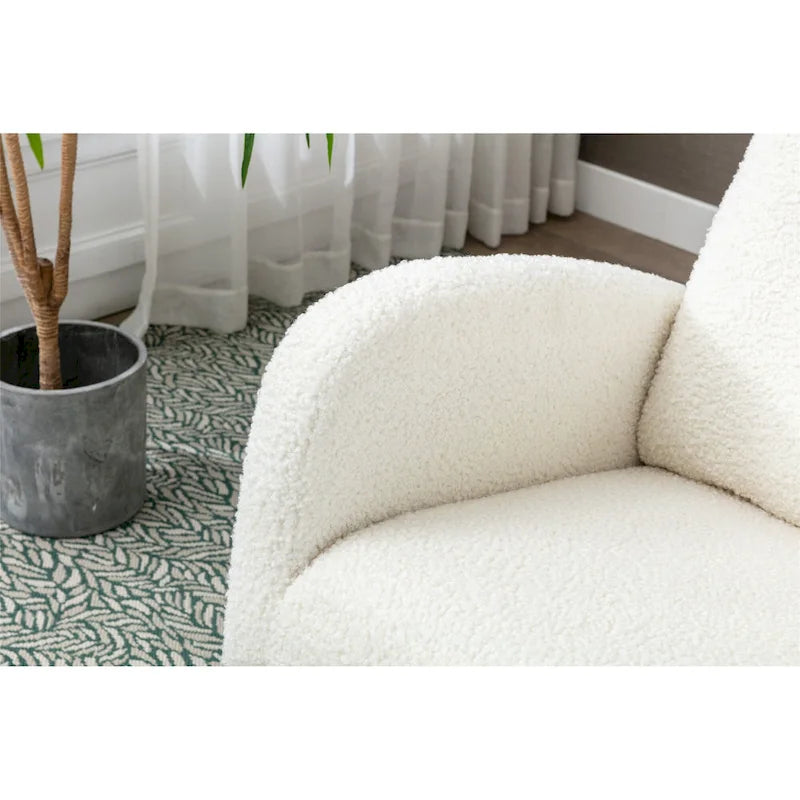 Fauteuil à bascule confortable pour salon