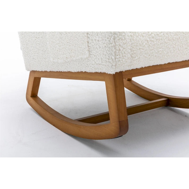 Fauteuil à bascule confortable pour salon