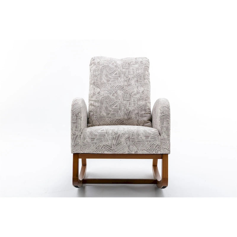 Fauteuil à bascule confortable pour salon