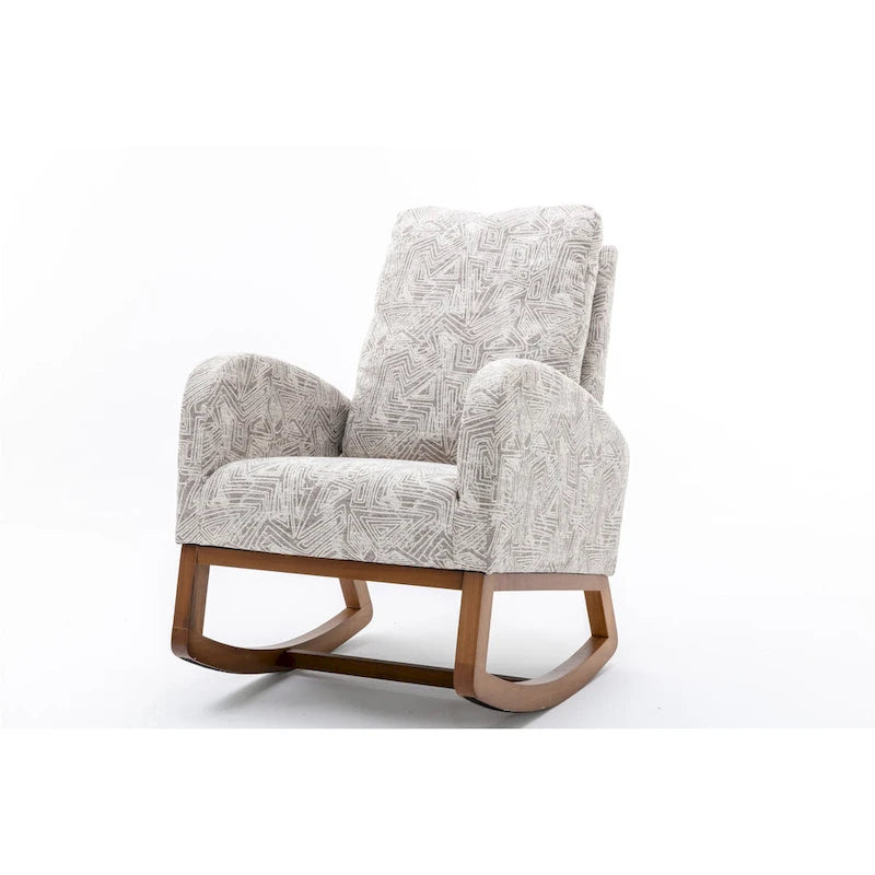 Fauteuil à bascule confortable pour salon