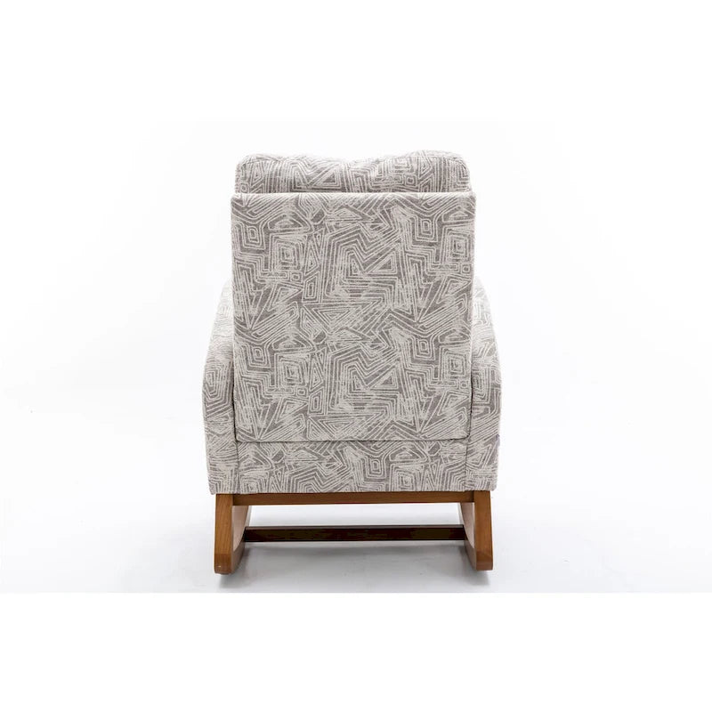 Fauteuil à bascule confortable pour salon