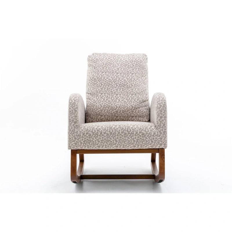 Fauteuil à bascule confortable pour salon