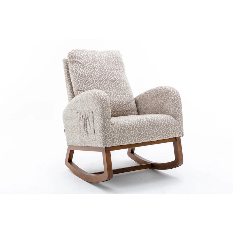 Fauteuil à bascule confortable pour salon