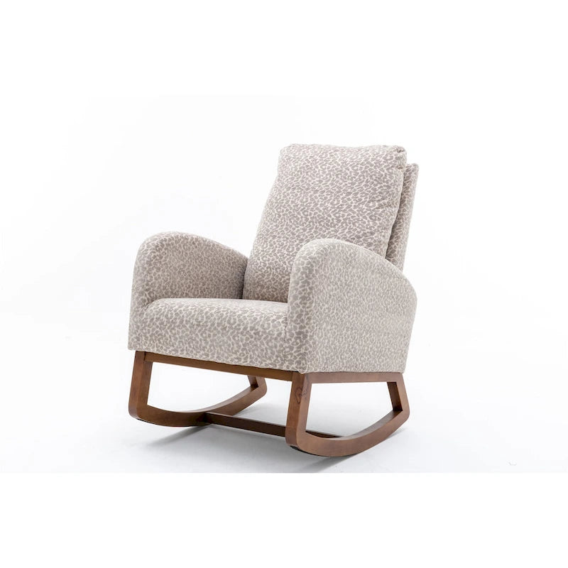 Fauteuil à bascule confortable pour salon