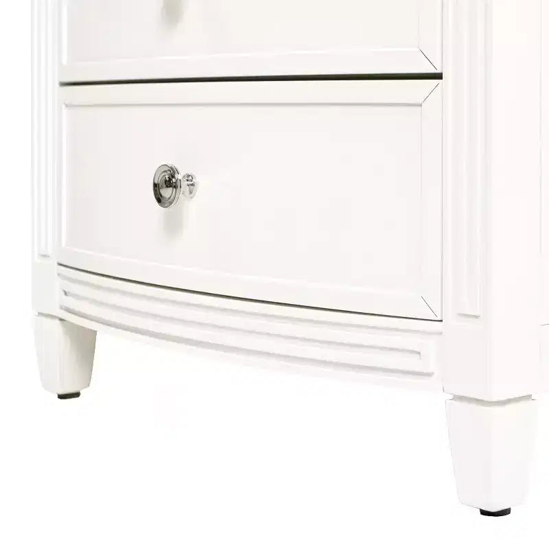 Table d'appoint JTH LUXE Dauphin avec accents dorés