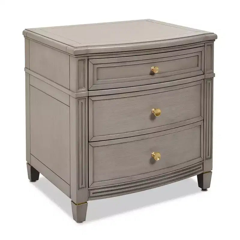 Table d'appoint JTH LUXE Dauphin avec accents dorés
