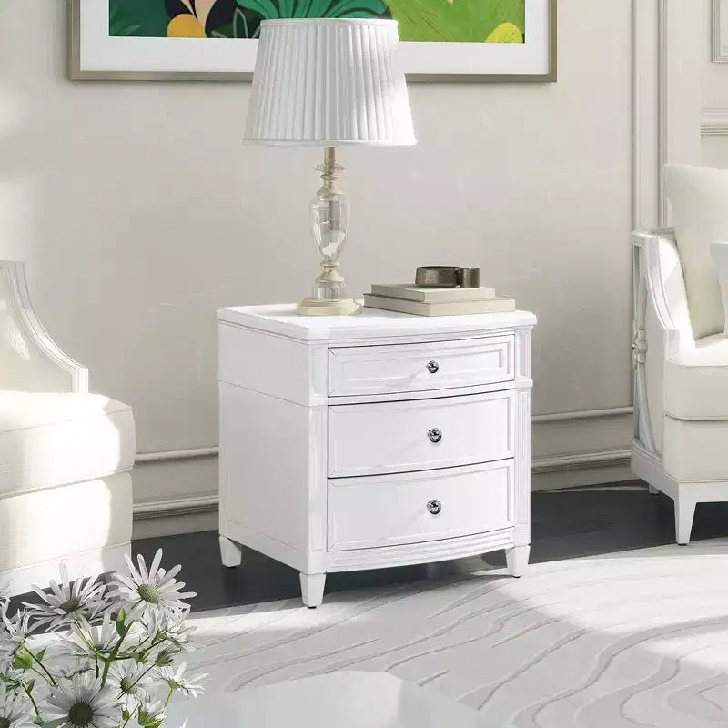 Table d'appoint JTH LUXE Dauphin avec accents dorés