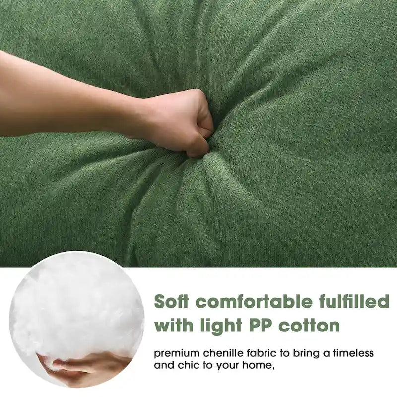 [VIDÉO fournie] [Nouveau] Ensemble canapé d'angle modulable 109 x 68 cm pour salon, canapé style minimaliste moderne, canapé-lit rembourré