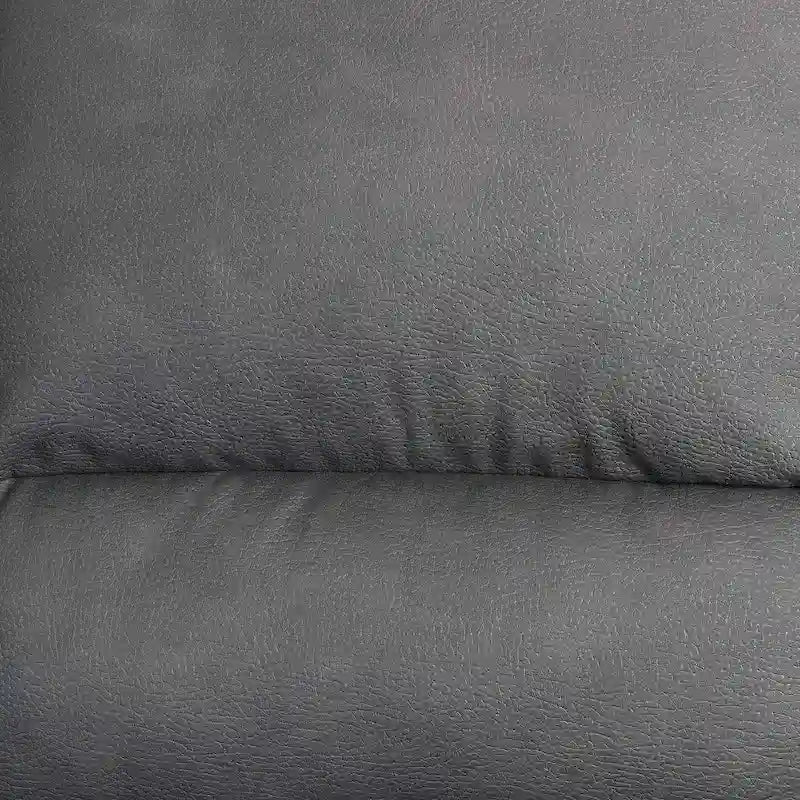 Canapé d'angle convertible Werr contemporain en tissu imitation nabuck avec rangement sous la méridienne, par Furniture of America