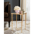 SAFAVIEH Jetty Antique Gold Leaf End Table - 14 x 14 x 21 - 14Wx14Dx21H