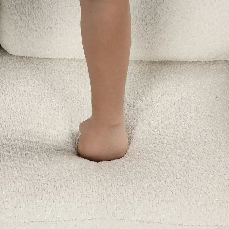 Canapé d'angle convertible en lit avec pouf de rangement, canapé-lit convertible pour salon