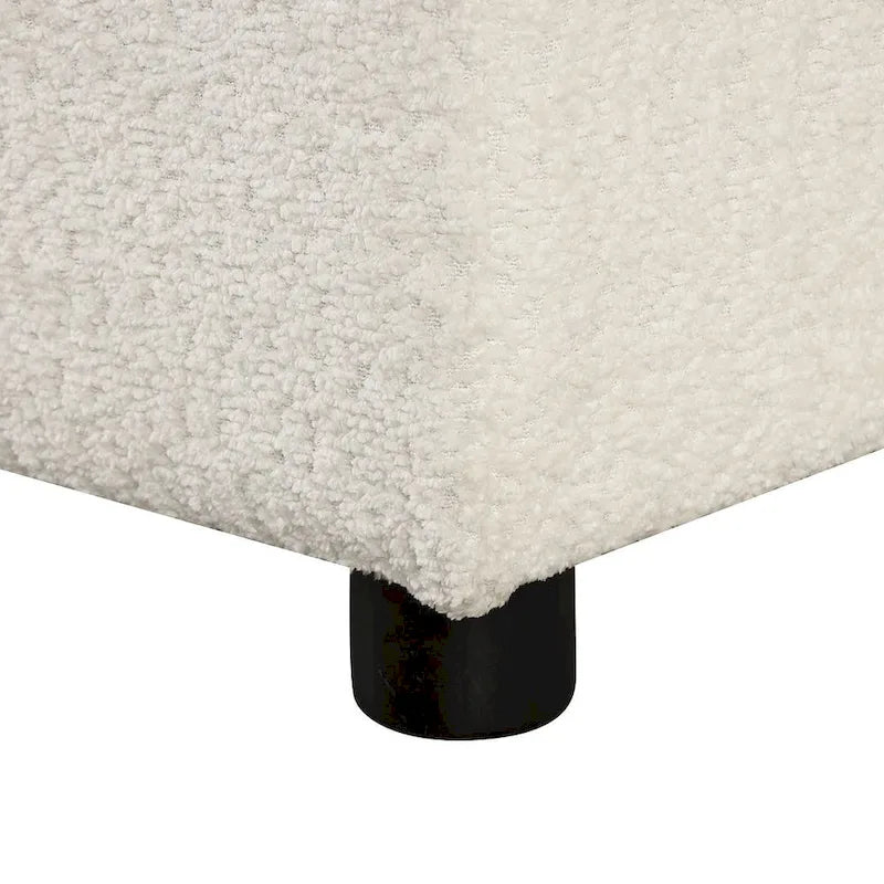 Canapé d'angle convertible en lit avec pouf de rangement, canapé-lit convertible pour salon