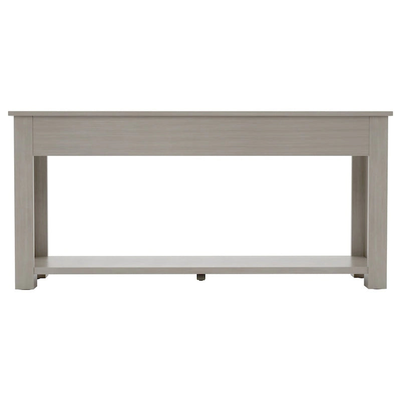 Console/table d'appoint avec tiroirs de rangement et étagère inférieure pour entrée/couloir