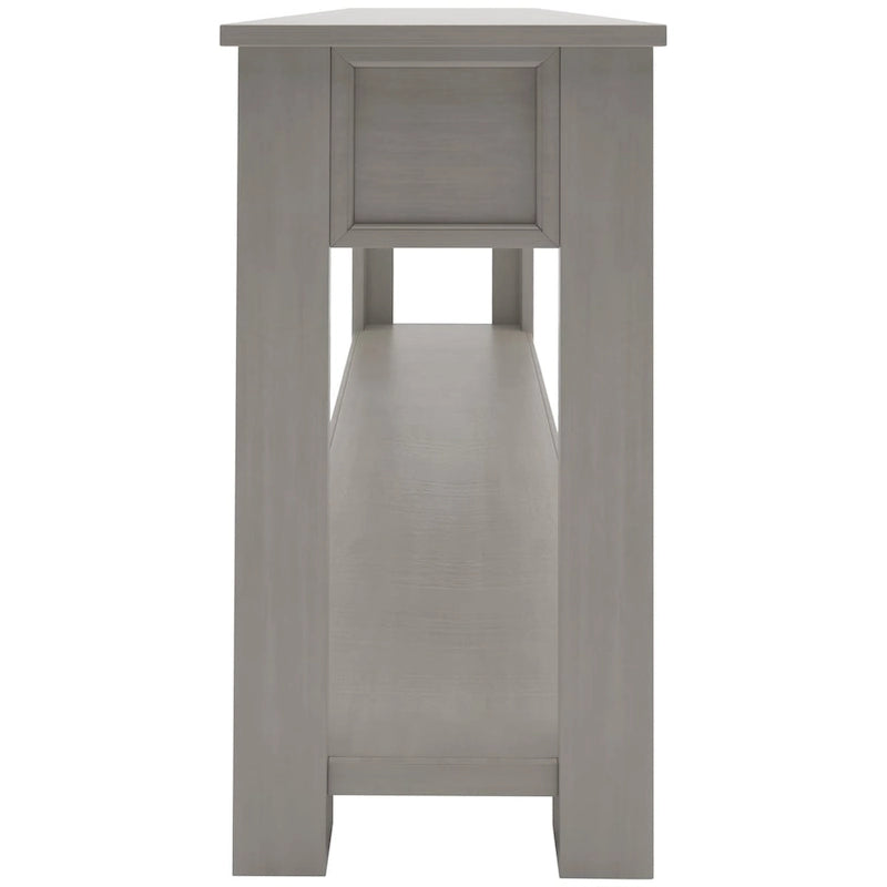 Console/table d'appoint avec tiroirs de rangement et étagère inférieure pour entrée/couloir