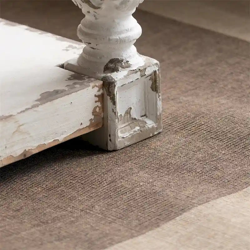 Table basse rectangulaire en bois, style campagne française