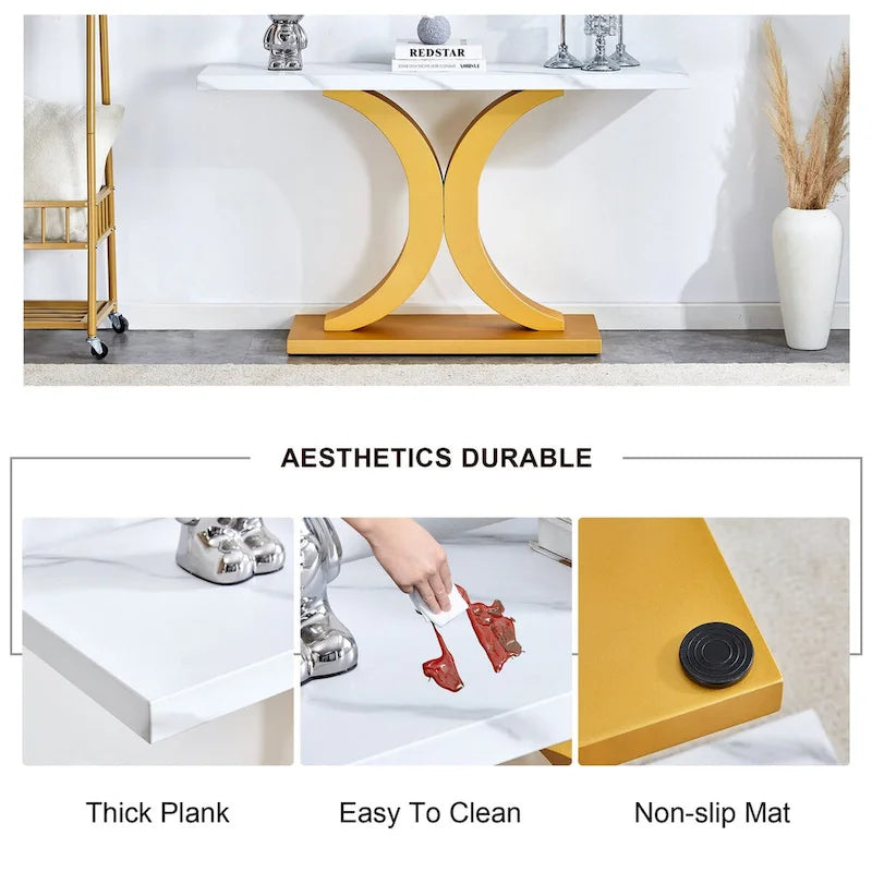 console de style minimaliste moderne