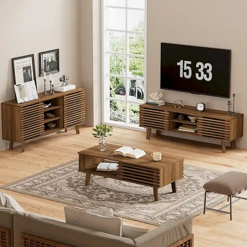 Table basse à lattes FURNIWAY