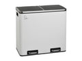 Pédale 60l Inox - Blanc