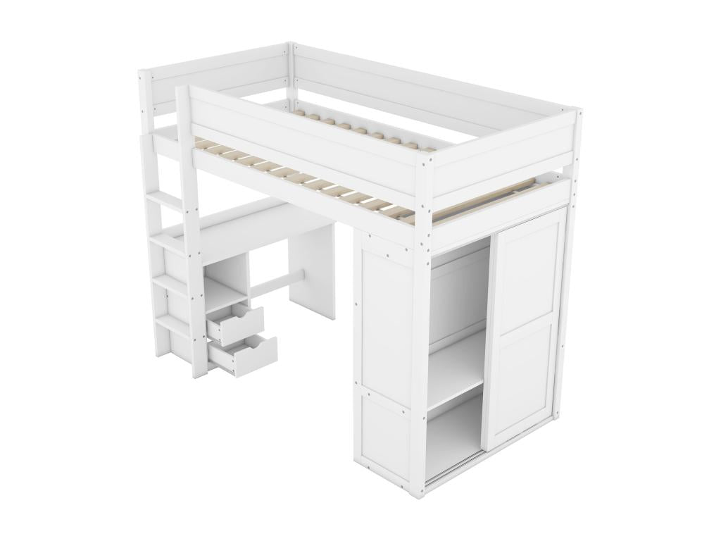 Lit - Blanc (blanc) 2 3 4