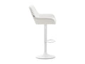 Tabouret Bar Similicuir - Blanc