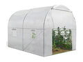 Serre tunnel de jardin - Blanc