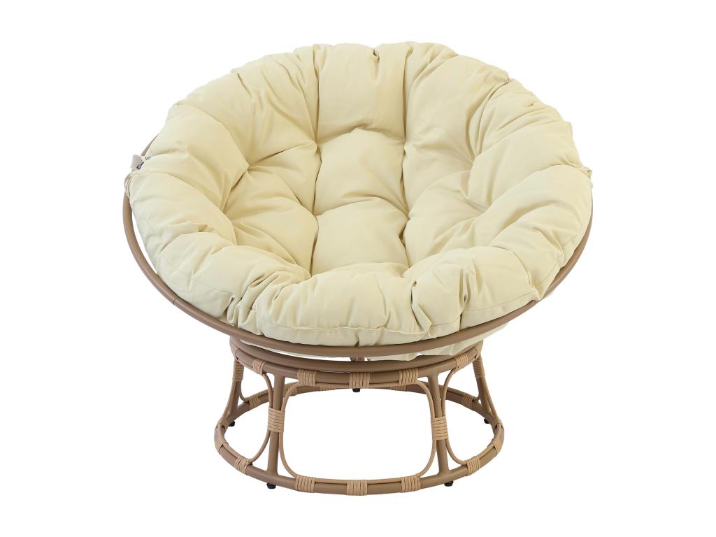 Fauteuil en rotin - Blanc