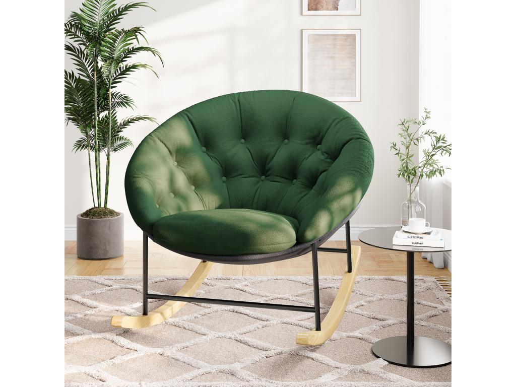 Fauteuil en rotin - Vert