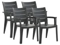 Lot de chaises de jardin - Gris