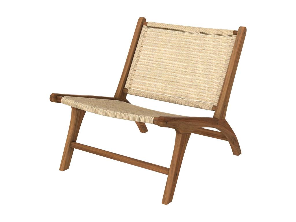 Fauteuil en rotin - Marron