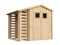 Abri de jardin en bois - Beige (m386g)