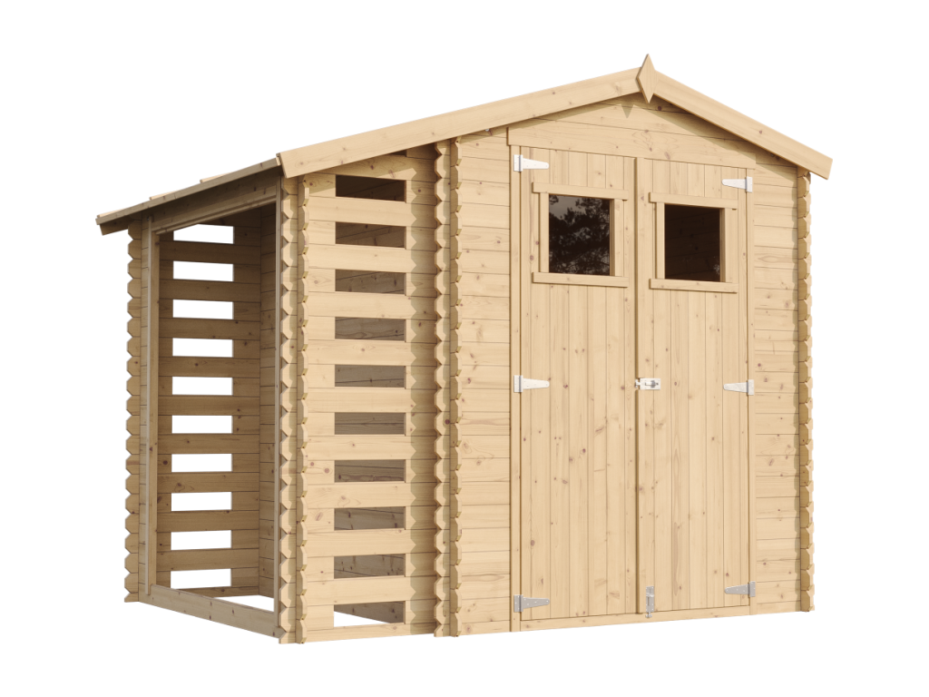 Abri de jardin en bois - Beige (m386g)