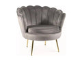 Fauteuil en rotin - Gris (cm)