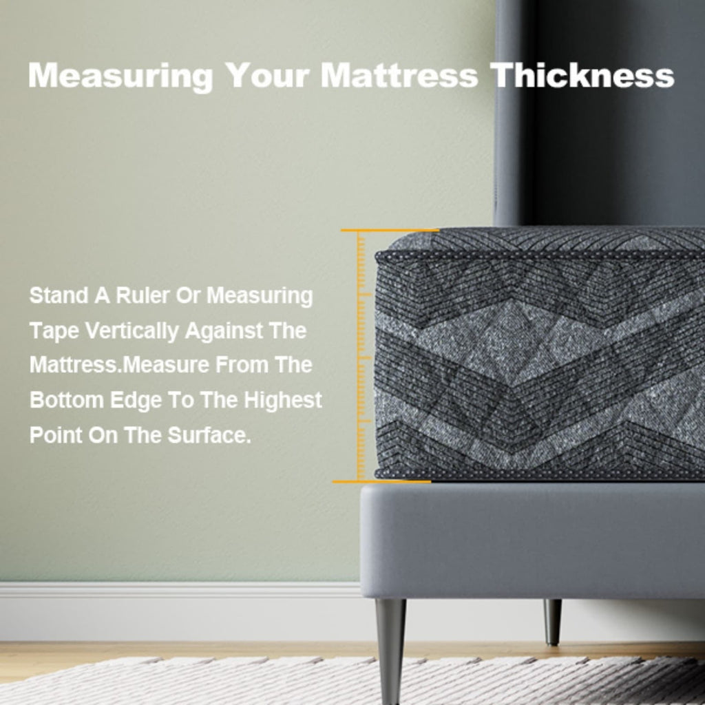 Matelas SweDrea Plush Hybrid Memory Foam 8/12 po. Rafraîchissant et respirant, certifié CertiPUR-US, SGS et OEKO-TEX®.