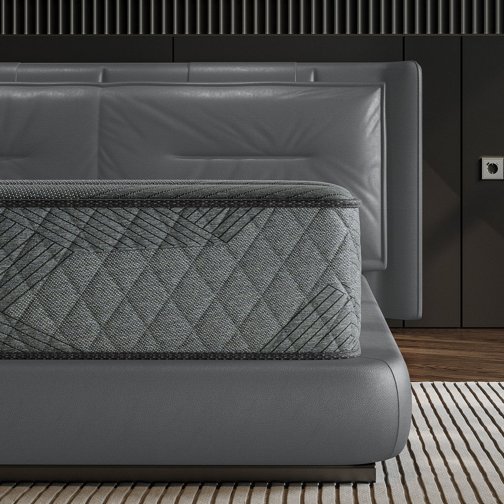 Matelas SweDrea Plush Hybrid Memory Foam 8/12 po. Rafraîchissant et respirant, certifié CertiPUR-US, SGS et OEKO-TEX®.