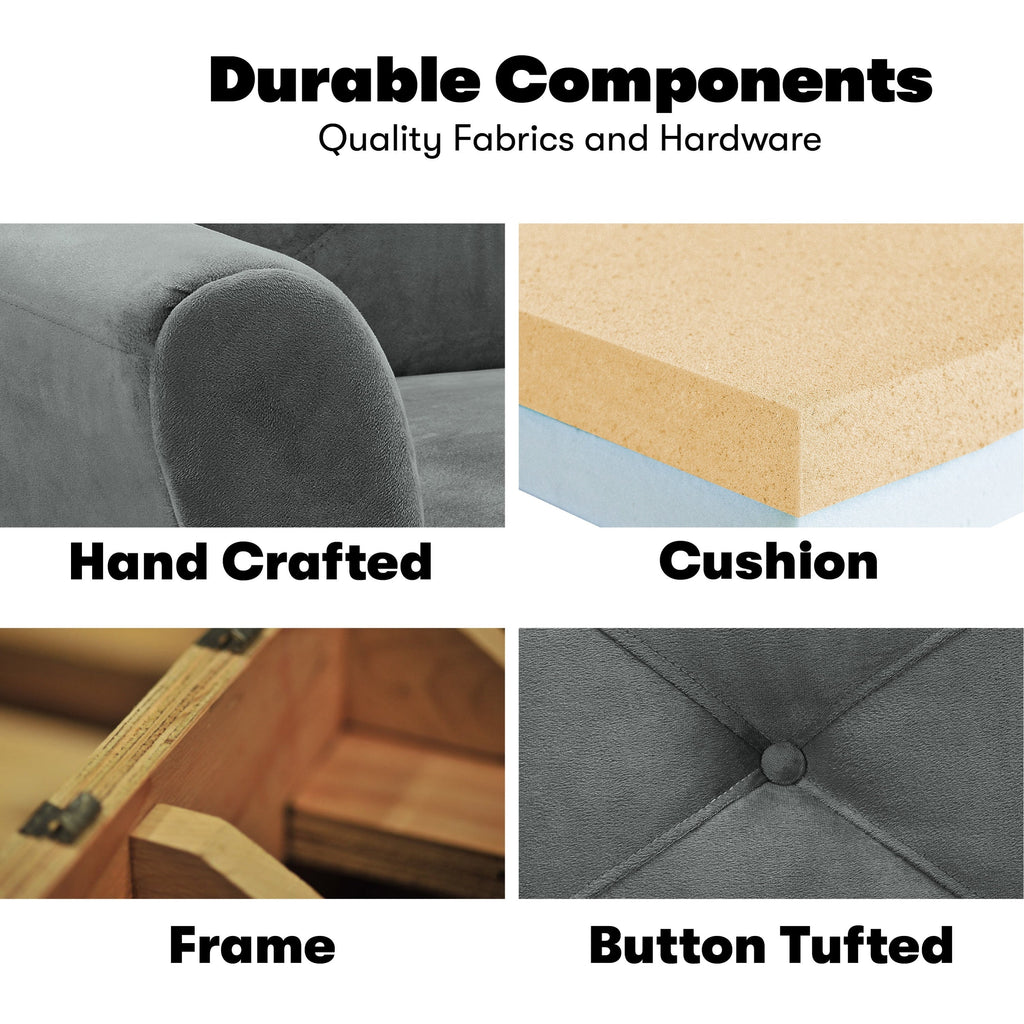 Canapé iLounge Harvard en microfibre